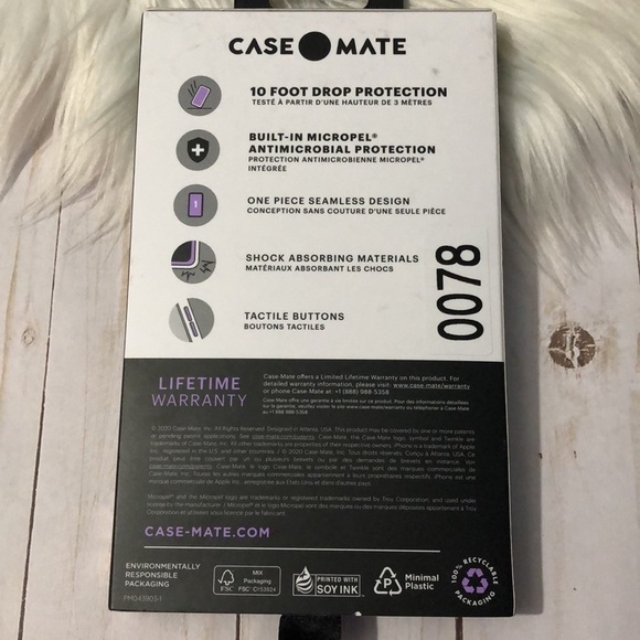 Case mate iPhone 12 mini Twinkle Stardust Case. NEW - Picture 4 of 6